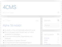 Tablet Screenshot of 4cms.de